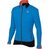 Oppvarming jakke Sportful Apex 2 WS Jacket elektrisk blå-rød fluo